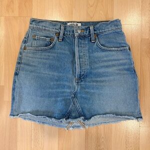 AGOLDE | Quinn High Rise Mini Skirt